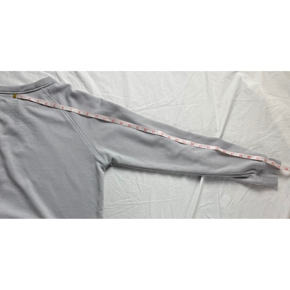 RYDERWEAR Mens Gray Crewneck Sweatshirt Raglan Sleeve Logo Size M - Picture 14 of 15